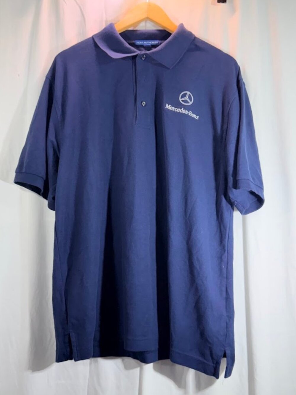 Port Authority Deep Blue Collared Polo
